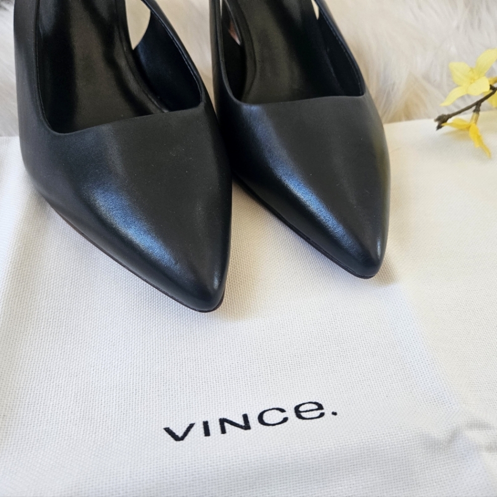 NIB Vince 'Patrice' Leather Slingback Heel - Picture 10 of 17